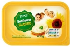 Tesco Margarín so zníženým obsahom tuku 60% 400g