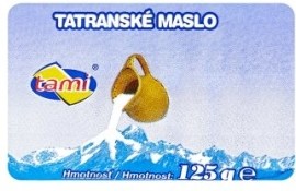 Tatranská Mliekareň Tami Tatranské maslo 125g