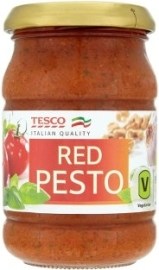 Tesco Italian Quality Pesto studená omáčka s paradajkami 190g