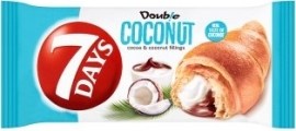 Chipita 7 Days Double Croissant s kakaovou a kokosovou náplňou 60g