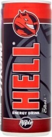 Hell Energy drink sýtený povzbudzujúci nápoj príchuť jablko 250ml