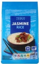 Tesco Jazmínová dlhozrnná ryža 500g