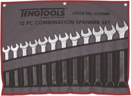 Tengtools Sada očkoplochých kľúčov AF1/4" - 3/4" 9 dielov