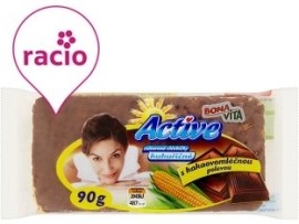 BonaVita Active Celozrnné chlebíčky kukuričné s kakaovomliečnou polevou 90g