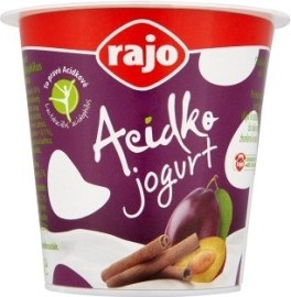 Rajo Acidko Jogurt slivka - škorica 135g
