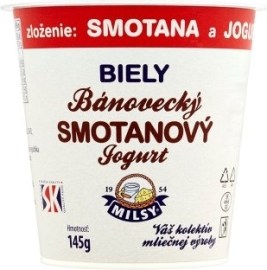 Milsy Bánovecký smotanový jogurt biely 145g