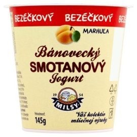 Milsy Bánovecký smotanový jogurt marhuľa 145g