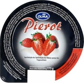 Olma Pierot Smotanový jogurt s jahodami 175g