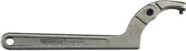 Tengtools Hákový kľúč 247mm 50-120mm s tŕňom 8mm
