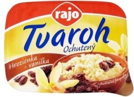 Rajo Tvaroh ochutený hrozienka vanilka 250g