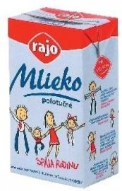 Rajo Mlieko polotučné 1,5% 1000ml