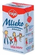 Rajo Mlieko polotučné 1,5% 1000ml - cena, porovnanie