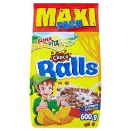 BonaVita Choco Balls cereálne guľôčky s kakaom 600g