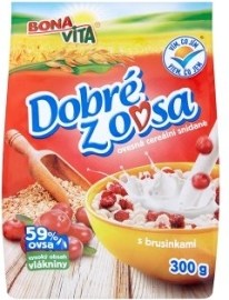 BonaVita Dobré z ovsa s brusnicami 300g