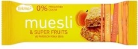 Tekmar Muesli & super Fruits marhuľová tyčinka 30g