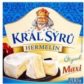 Milex Král Sýrů Hermelín originál maxi 200g