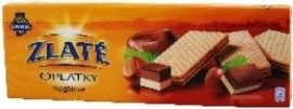 Opavia Zlaté Oblátky s nugátovou náplňou 146g