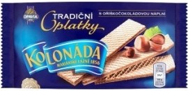 Mondelez Opavia Kolonáda Oplátky s lieskovoorieškovo-čokoládovou náplňou 140g