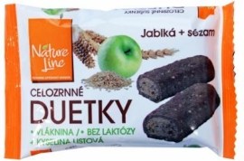 Pečivárne Lipt. Hrádok Nature Line Celozrnné duetky jablká sézam 50g