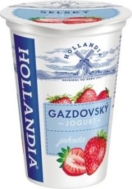 Hollandia Gazdovský jogurt jahodový s kultúrou BiFi 200g