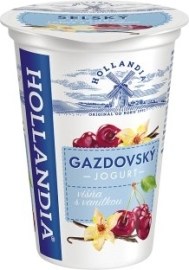 Hollandia Gazdovský jogurt višne s vanilkou, s kultúrou BiFi 200g