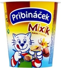 Savencia Fromage & Dairy Pribináček Mixík kakao/vanilka 80g