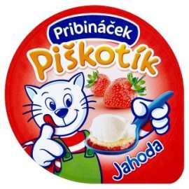 Milex Pribináček Piškotík Jahoda 100g