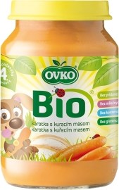 Novofruct Ovko Bio Karotka s kuracím mäsom 190g