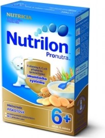 Nutricia Nutrilon Pronutra Obilno-mliečna kaša instantná piškótová 225g