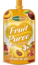 Novofruct Fruit Puree Jablkové s broskyňami 120g
