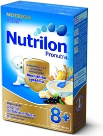Nutricia Nutrilon Pronutra Obilno-mliečna kaša instantná ovocná s čiernymi ríbezľami 225g