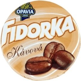 Opavia Fidorka Plnená oplátka s karamelovou príchuťou celomáčaná v mliečnej čokoláde 30g