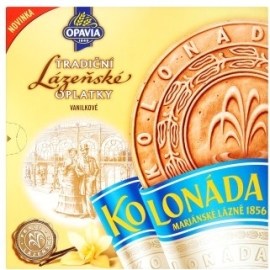 Mondelez Opavia Kolonáda Kakaové oblátky s vanilkovou náplňou 195g