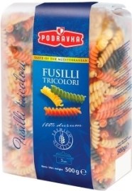 Podravka Fusilli tricolori semolínové cestoviny 500g