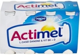 Danone Actimel Jogurtové mlieko s vitamínmi B6 s D - sladené 8x100g
