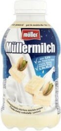Müller Müllermilch Mliečny nápoj s príchuťou biela čokoláda-pistácie 400g