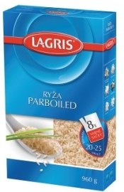 Podravka Lagris Ryža parboiled dlhozrnná vo varných vreckách 960g