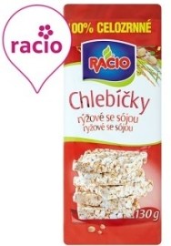 Racio Chlebíčky ryžové so sójou 130g