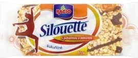 Racio Silouette Kukurično pohánkové chlebíčky s mliečnokakaovou polevou 65g