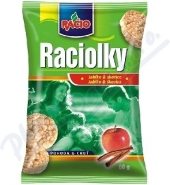 Racio Raciolky Minichlebíčky ryžové jablko & škorica 60g