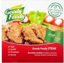 Alfa Sorti Goody Foody Steak bezmäsitý výrobok s hovädzou príchuťou 145g