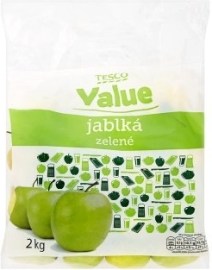 Vviss Tesco Value Jablká zelené 2000g