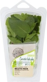 Titbit Tesco Čerstvé Bylinky Mojito pack mäta pieporná, trstinový cukor 40g