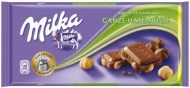 Milka Mliečna čokoláda z alpského mlieka s celými lieskovými orechami 100g - cena, porovnanie