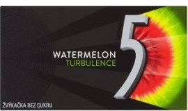 Wrigley Five Turbulence žuvačka bez cukru s melónovou príchuťou 19g