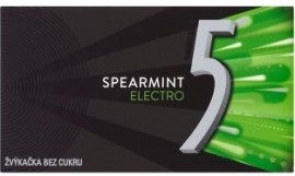 Wrigley Five Electro žuvačky bez cukru s mätovou príchuťou 19g