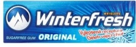 Wrigley Winterfresh Original žuvačka bez cukru s mätovou a mentolovou príchuťou 14g