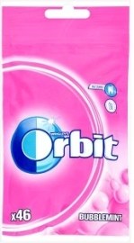 Wrigley Orbit Bubblemint žuvačka bez cukru 64g