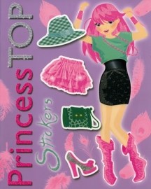 Princess TOP Stickers (fialová)