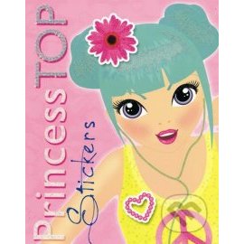 Princess TOP Stickers (ružová s kvetom)